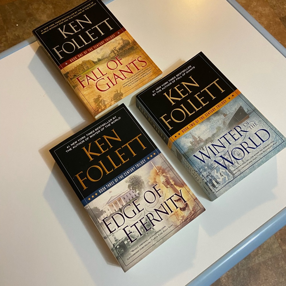 BUY NOW-Boxed Set of Ken Follett Century Trilogy-CLOSET CLSOING 7/5/26